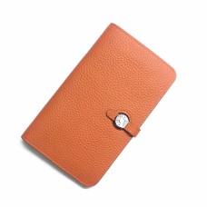 Hermes Dogon Wallet Togo Leather H001 Orange Hermes Dogon Wallet Togo Leather H001 Orange