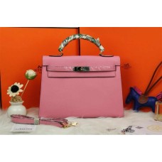 Hermes Kelly 32cm Epsom Leather Handbag Pink Hermes Kelly 32cm Epsom Leather Handbag Pink