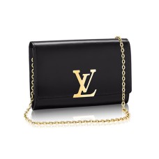 L Vuitton M51631 Chain Louise GM Taurillon Leather