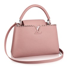 L Vuitton M42724 Capucines PM Tote Bag Taurillon Leather