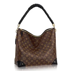 L Vuitton M44130 Triangle Softy Hobo Bag Monogram Canvas
