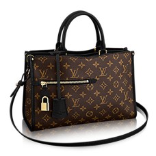 L Vuitton M43435 Popincourt MM Tote Bag Monogram Canvas