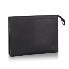 L Vuitton M30675 Pochette Voyage MM Taiga Leather