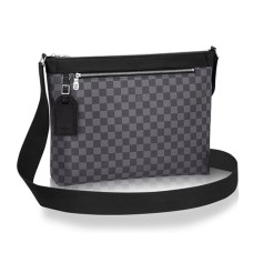 L Vuitton N40004 Mick MM Messenger Bag Damier Graphite Canvas