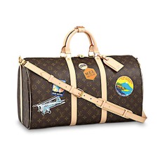 L Vuitton Keepall Bandouliere 45 P00153 Monogram Canvas My World Tour Bag