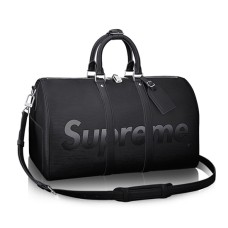 L Vuitton x Supreme Keepall Bandouliere 45 M53433 Epi Leather