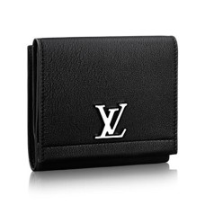 L Vuitton Lockme II Compact Wallet M64309 Taurillon Leather L Vuitton Lockme II Compact Wallet M64309 Taurillon Leather