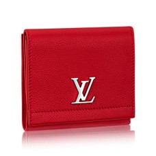 L Vuitton Lockme II Compact Wallet M64308 Taurillon Leather L Vuitton Lockme II Compact Wallet M64308 Taurillon Leather