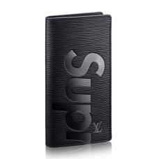 L Vuitton x Supreme Brazza Wallet M67721 Epi Leather