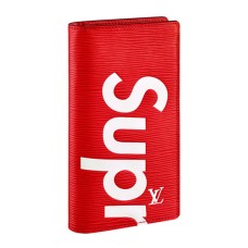 L Vuitton x Supreme Brazza Wallet M67719 Epi Leather