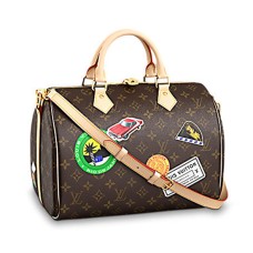 L Vuitton Speedy Bandouliere 30 My World Tour P00174 Monogram Canvas L Vuitton Speedy Bandouliere 30 My World Tour P00174 Monogram Canvas