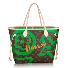 L Vuitton Neverfull MM M44198 Monogram Canvas