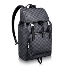 L Vuitton Zack Backpack N40005 Damier Graphite Canvas