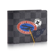 L Vuitton Multiple Wallet N64439 Damier Graphite Stickers L Vuitton Multiple Wallet N64439 Damier Graphite Stickers
