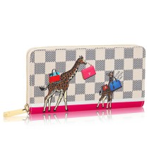 L Vuitton Zippy Wallet N60058 Damier Azur Canvas L Vuitton Zippy Wallet N60058 Damier Azur Canvas