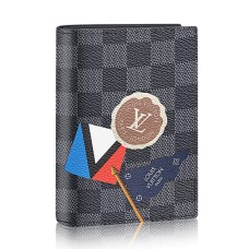 L Vuitton Passport Cover N61701 Damier Graphite Canvas L Vuitton Passport Cover N61701 Damier Graphite Canvas