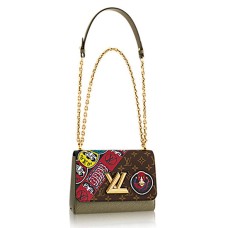 L Vuitton Twist MM M43497 Monogram Canvas