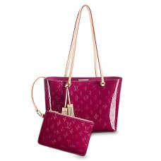 L Vuitton Long Beach MM M90480 Monogram Vernis