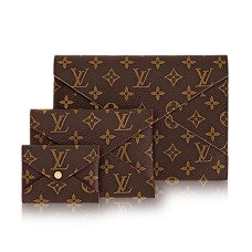 L Vuitton Pochette Kirigami M62034 Monogram Canvas