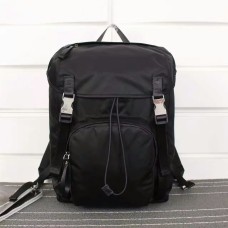 Prada Canvas Backpack V135 Black Prada Canvas Backpack V135 Black