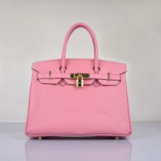 Hermes Birkin 30cm Togo Leather Handbags Cherry Pink Golden Hermes Birkin 30cm Togo Leather Handbags Cherry Pink Golden