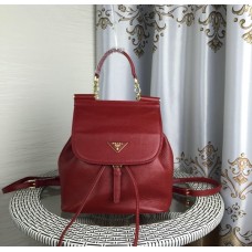 Prada Leather Backpack 1129 Dark Red Prada Leather Backpack 1129 Dark Red