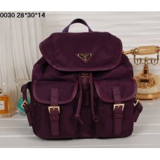Prada Backpack 0030 Purple Satchel Prada Backpack 0030 Purple Satchel