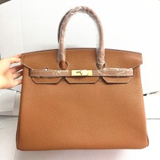 Hermes Birkin 35cm Togo leather Handbags camel gold Hermes Birkin 35cm Togo leather Handbags camel gold