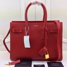 YSL Red Downtown Tote Cow Leather Bags YSL Red Downtown Tote Cow Leather Bags