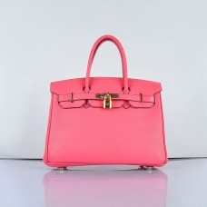 Hermes Birkin 30cm Togo leather Handbags Lip Pink Golden Hermes Birkin 30cm Togo leather Handbags Lip Pink Golden