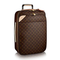 L Vuitton M20013 Pegase Legere 55 Business Rolling Luggage Monogram Canvas