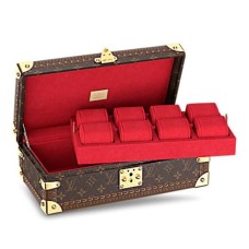 L Vuitton M20039 8 Watch Case Hardsided Luggage Monogram Canvas