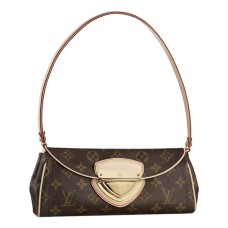 L Vuitton M40122 Beverly Clutch Shoulder Bag Monogram Canvas