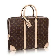 L Vuitton M40226 Porte-Documents Voyage Briefcase Monogram Canvas