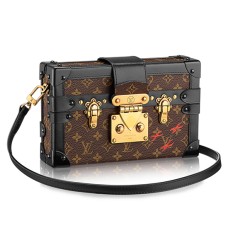 L Vuitton M40273 Petite Malle Crossbody Bag Monogram Canvas