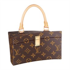 L Vuitton M40275 Twisted Box By Rei Frank Gehry Tote Bag Monogram Canvas