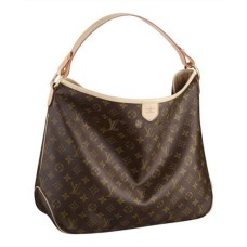 L Vuitton M40353 Delightful Monogram MM Hobo Bag Monogram Canvas