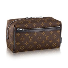 L Vuitton M40378 Toiletry Kit Monogram Macassar Canvas