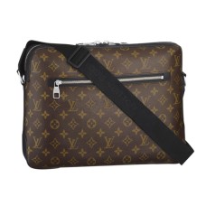 L Vuitton M40387 Torres Messenger Bag Monogram Macassar Canvas