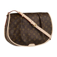 L Vuitton M40473 Menilmontant MM Crossbody Bag Monogram Canvas