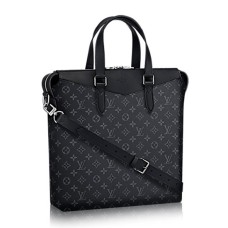 L Vuitton M40567 Tote Explorer Briefcase Monogram Eclipse Canvas