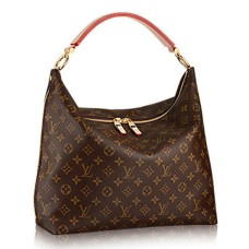 L Vuitton M40587 Sully MM Hobo Bag Monogram Canvas