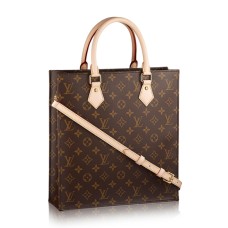 L Vuitton M40806 Sac Plat PM Tote Bag Monogram Canvas