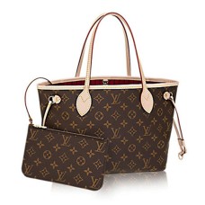 L Vuitton M41001 Neverfull PM Shoulder Bag Monogram Canvas