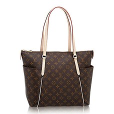 L Vuitton M41015 Totally MM Shoulder Bag Monogram Canvas