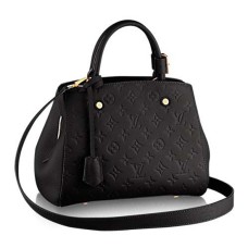 L Vuitton M41053 Montaigne BB Tote Bag Monogram Empreinte Leather