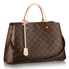 L Vuitton M41067 Montaigne GM Tote Bag Monogram Canvas