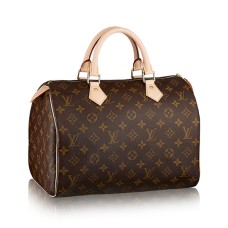 L Vuitton M41108 Speedy 30 Tote Bag Monogram Canvas