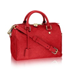 L Vuitton M41187 Speedy 25 Tote Bag Monogram Empreinte Leather