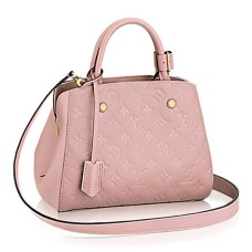 L Vuitton M41199 Montaigne BB Tote Bag Monogram Empreinte Leather